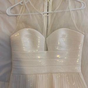 BCBG Wedding/Prom/Formal Party White Dress